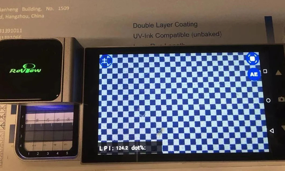Densytometr do druku przygotowawczego CTP DOT na płycie CTP i materiale drukarskim
