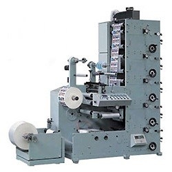 Fleksograficzna drukarka etykiet UV Automatyczna 60 m / min 6 kolorów