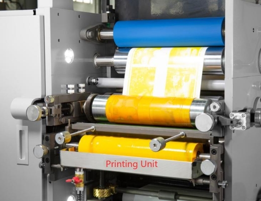 Maszyna do druku etykiet fleksograficznych ZBS 320 310 mm UV Flexo Label Printer
