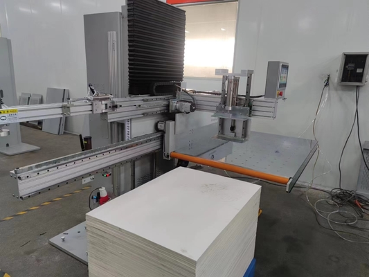Sterowanie PLC Maszyna do ładowania papieru z podwójną szyną z platformą ze stopu aluminium