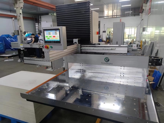 Sterowanie PLC Maszyna do ładowania papieru z podwójną szyną z platformą ze stopu aluminium