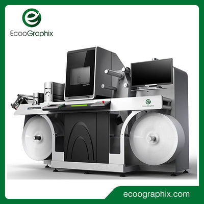 Zdobienia etykiet Atramentowa drukarka cyfrowa z lakierem UV i tłoczeniem folii
