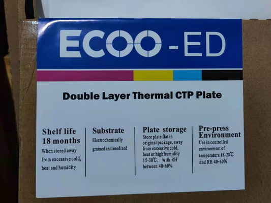 Long Runs Dwuwarstwowa płyta termiczna CTP Odporna chemicznie do druku offsetowego