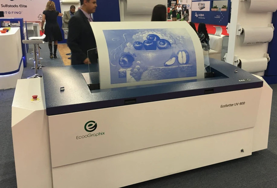 EcooSetter Termal CTP Plate Machine 64-kanałowy 2400dpi Wysokiej Prędkości Drukowanie Offset nbsp