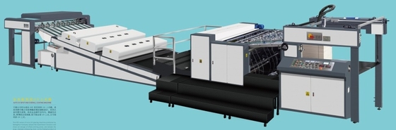 Wysokiej prędkości 1450 mm Format UV Spot And Overall Coating Machine Full Automatic
