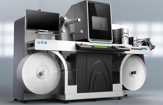 Cyfrowe drukowanie etykiet Roll To Roll Machine 3D Embossing and Spot Varnishing
