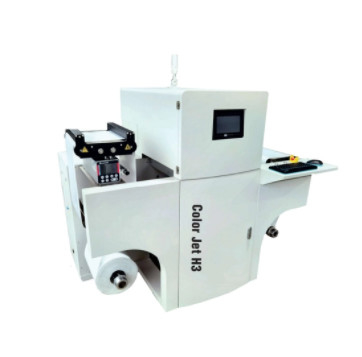 60-350mm Jet H3 Cztery kolorowe etykiety Inkjet Digital Printing Machine