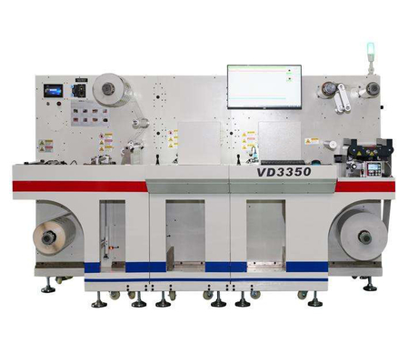 Dwie stacje All-in-One Digital Label Finisher Die Cutting Machine