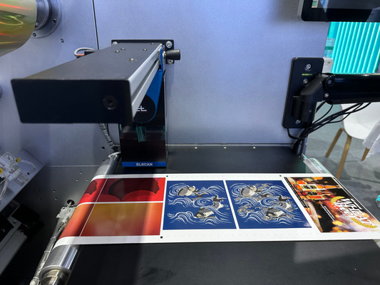 Rolowanie do rolowania folii Stamping And Varnishing Machine Digital Label Enhancement Printer