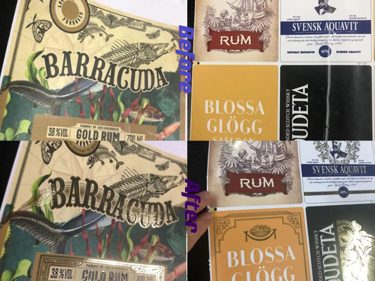 Rolowanie do rolowania folii Stamping And Varnishing Machine Digital Label Enhancement Printer