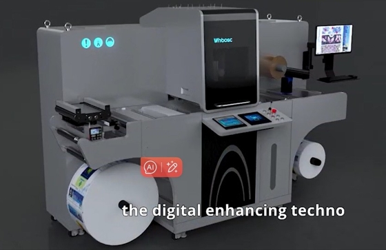 Ecoospark UV Piezo Inkjet Label Roll Embellishment Machine doskonałe rozwiązanie dla poprawy efektów