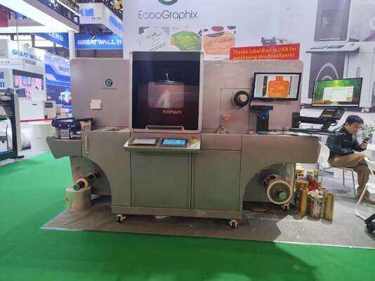 Cyfrowa rotacyjna maszyna do drukowania lakierów UV i foliowania na zimno