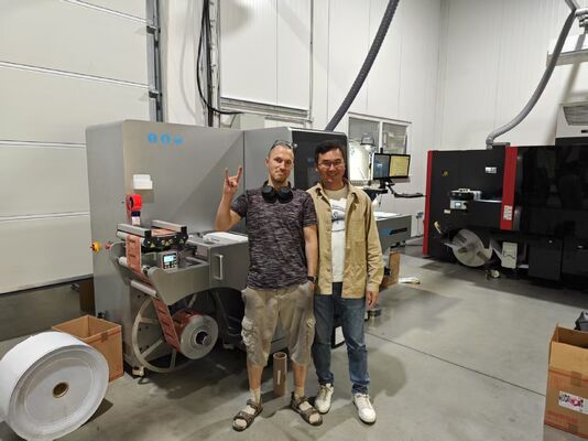 450 mm Maszyna do drukowania etykiet cyfrowych