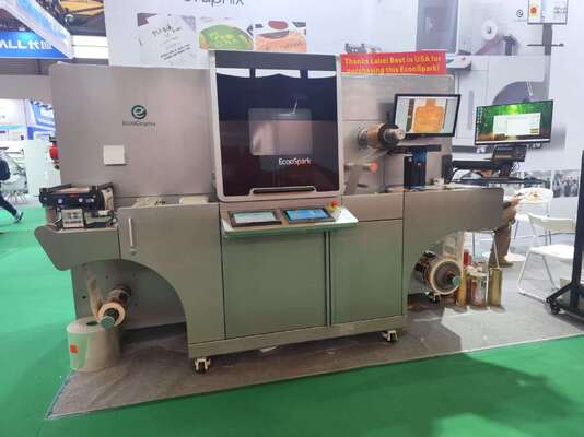 Maszyna do uszlachetniania etykiet cyfrowych po druku EcooSpark