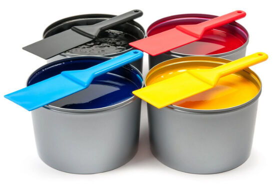 Offsetowe farby arkuszowe CMYK do druku gazet