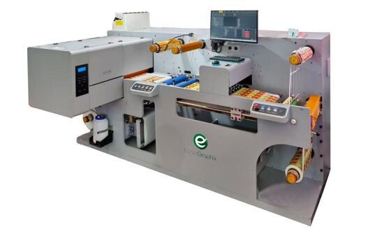 Ecoo IQ-330 Integrowana maszyna do drukowania i cięcia etykiet
