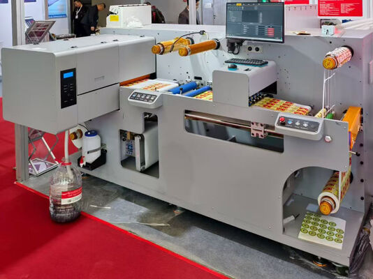 Automatyczna cyfrowa maszyna do drukowania i cięcia etykiet o małej wydajności