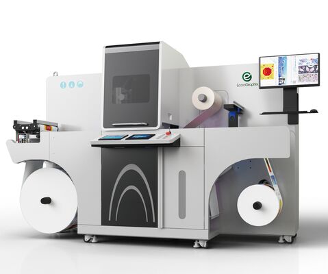 EcooGraphix Digital Label Varnishing And Foil Stamping Machine Label Embellishment Equipment (EkoGraphix cyfrowa maszyna do lakierowania etykiet i drukowania folii)