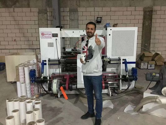 Hydrauliczna bezwałowa termiczna krajarka do papieru