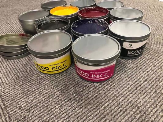 Farby do druku offsetowego CMYK Fast Dry Offset UV 2,5 kg / cynę