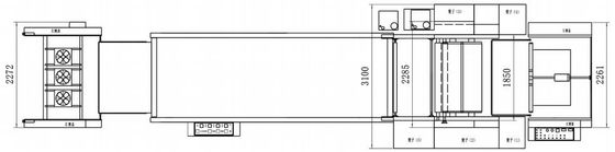 6200PCS / H Maszyna do powlekania punktowego UV Szklenie 1090x1440mm