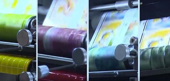 Fleksograficzna maszyna do drukowania etykiet samoprzylepnych Regulacja płyty 360 stopni