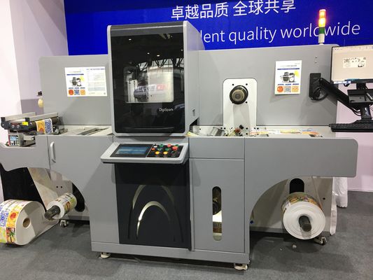 50M/min Tłoczenie folią Lakierowanie Cyfrowy wzmacniacz etykiet Szerokość 288 mm